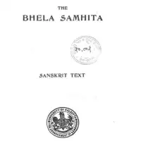 द भेल संहिता - The Bhela Samhita [PDF]